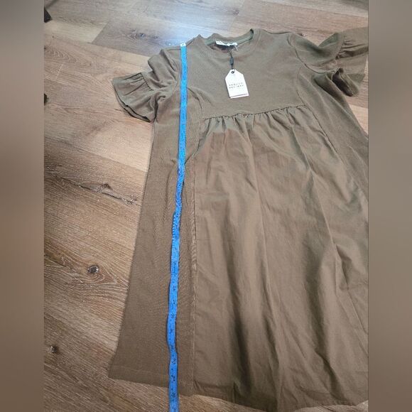 English Factory Green Ruffled Empire Waist Sundress - Picture 7 of 12